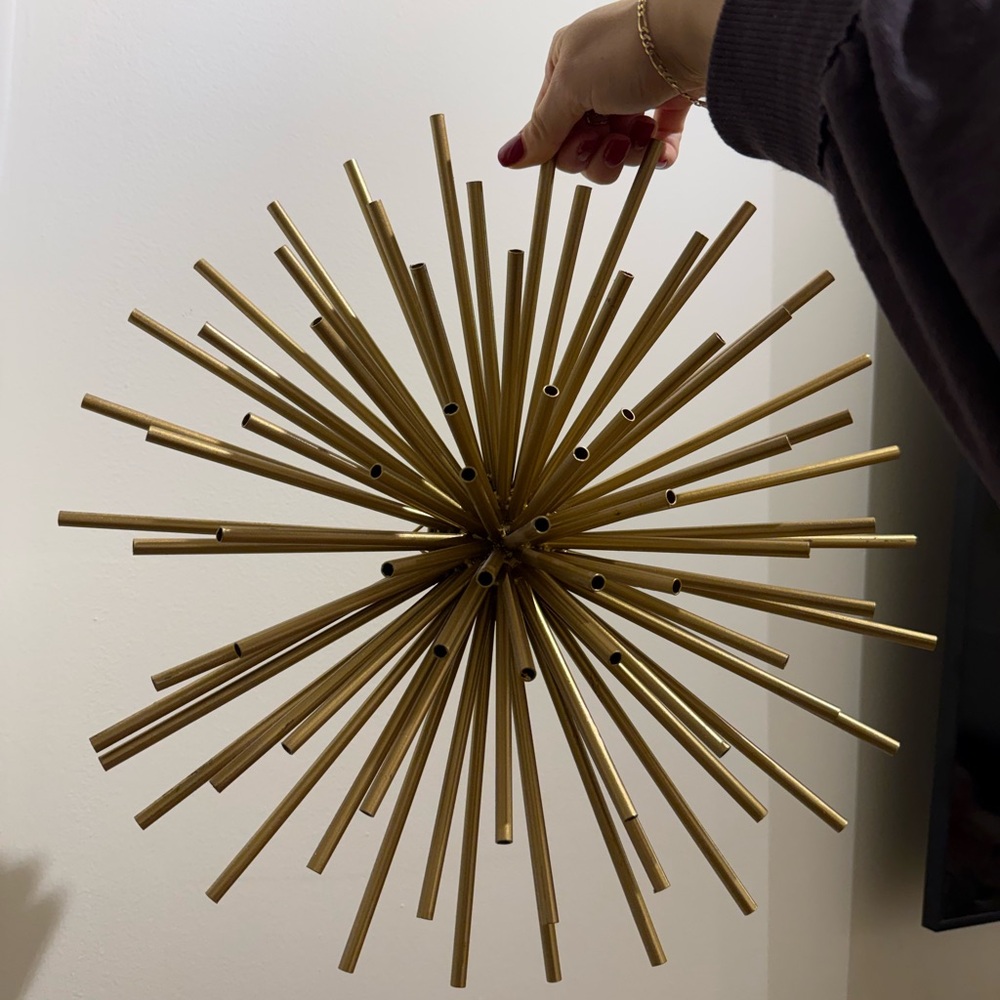 Gold Starburst Wall Decor